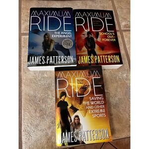 Maximum Ride James Patterson Book Set 1-3 Angel Experiment Schools Out Paperback